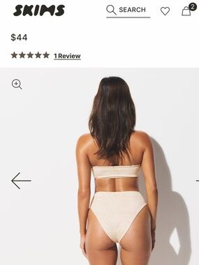 SKIMS HIGH WAIST BIKINI BOTTOM